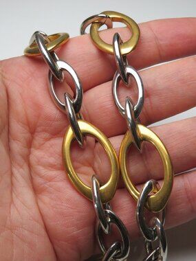 18k & st. steel Fancy Necklace